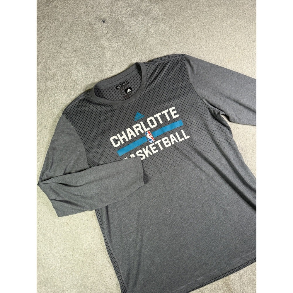 Adidas NBA Charlotte Hornets Basketball Dri Fit Aeroknit Practice S/S Size XL